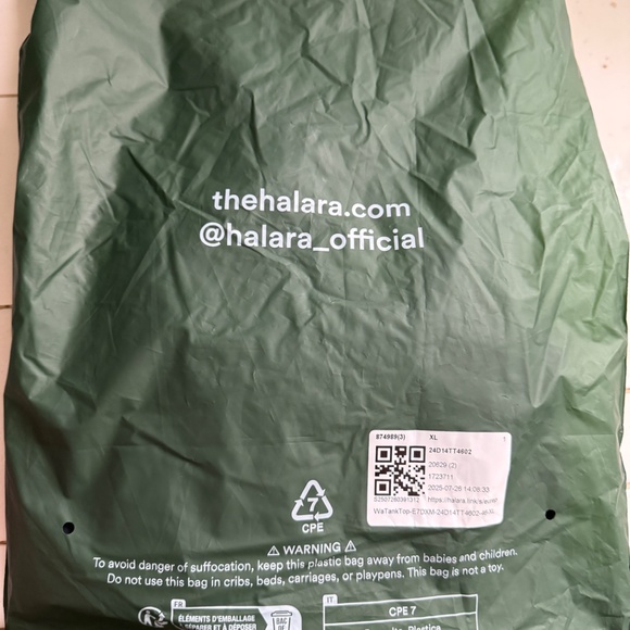 Halara - Cool-Touch Yoga Tank Top, NWT, in bag - Size XL - Picture 6 of 6